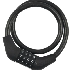 SYKKELLÅS SPRALWIRE MED KODE LENGDE 10X650MM- Best