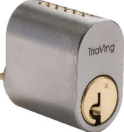 Sylinder 1237 forkrommet-Assa abloy New