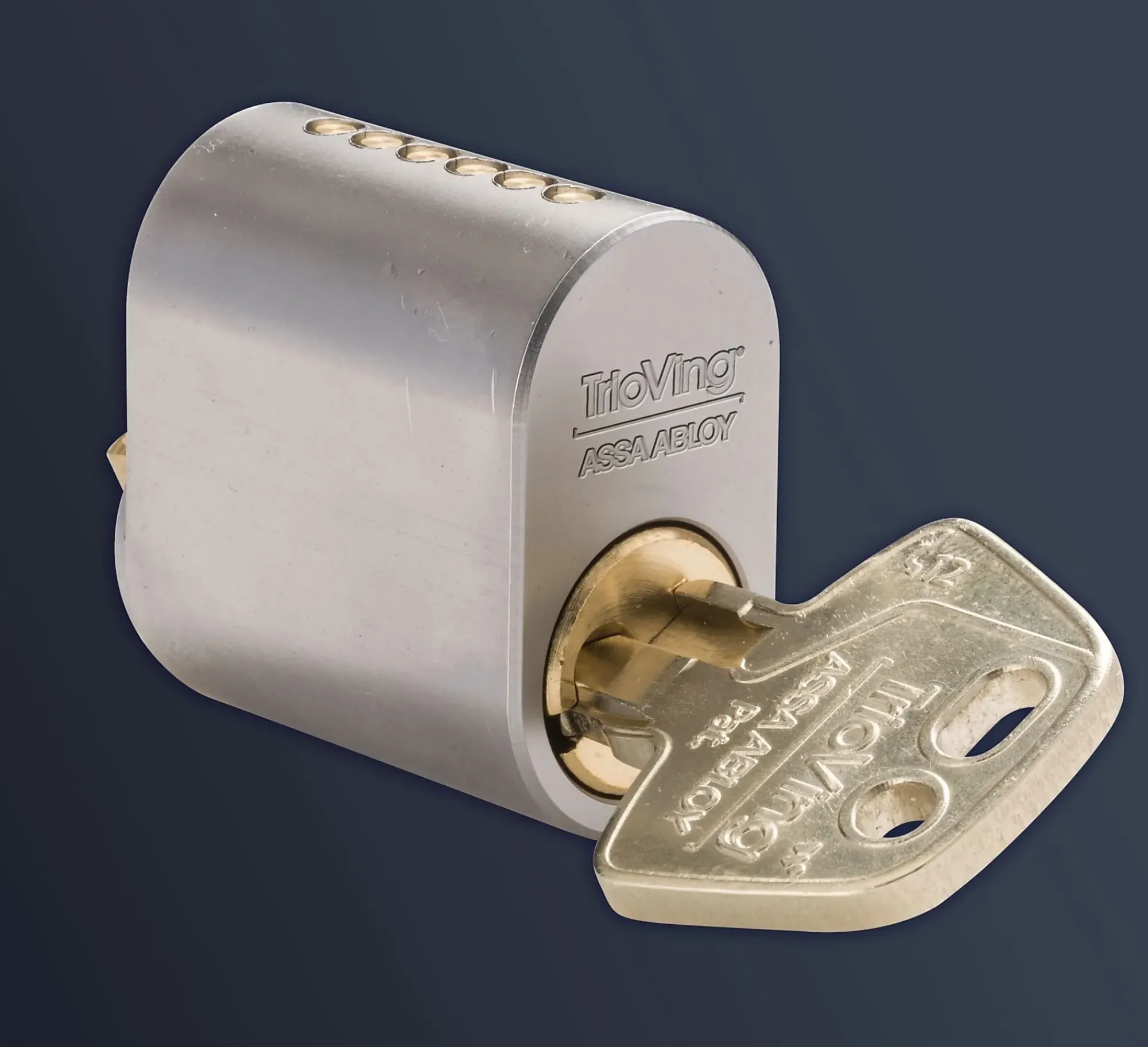 Sylinder 1237 forkrommet-Assa abloy New