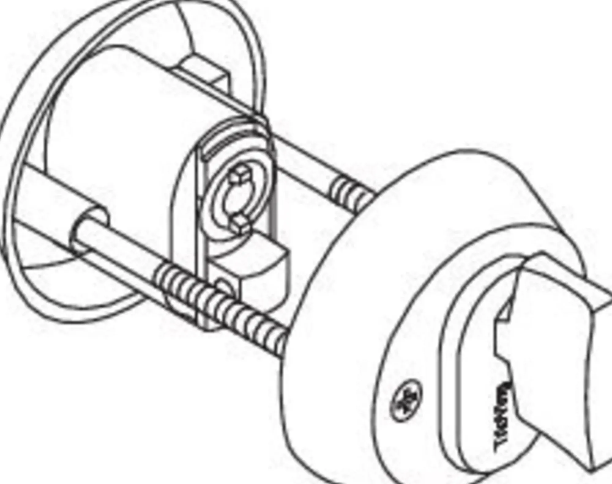 Sylinder 1225 multi sett-Assa abloy