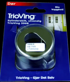 Sylinderskilt 5968 utvendig 15mm-Assa abloy Clearance