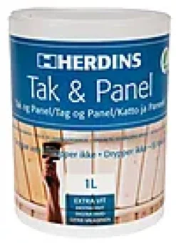 Tak & Panelhvit ekstra hvit 1l-Herdins Best