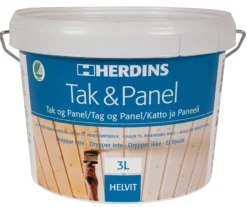Tak & Panelhvit helhvit 3l-Herdins Sale