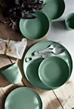 TALLERKEN Ø26CM STØVET GRØNN 2 STK TAKE-Rosendahl