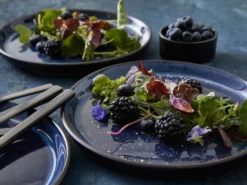 Tallerken Gastro mørkblå/sort ø27cm-Bitz Outlet
