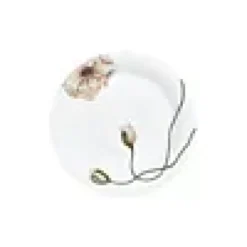 TALLERKEN HAMMERSHØI POPPY 27CM HVIT MED DEKORASJON-Kähler Discount