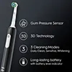 Tannbørste Pro 1 Elektrisk Cross Action sort med reiseetui-Oral b Online