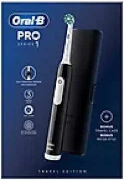 Tannbørste Pro 1 Elektrisk Cross Action sort med reiseetui-Oral b Online