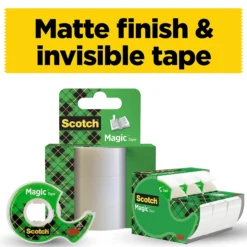 Tape Magic med dispenser 19mmx7,5m-Scotch New