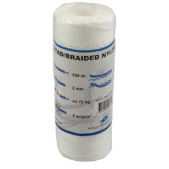 Tau nylon 2mm 100m flettet x-spole-Poly Produkter Online