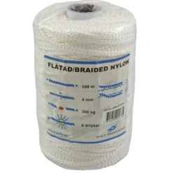 Tau nylon 4mm 100m flettet x-spole-Poly Produkter New