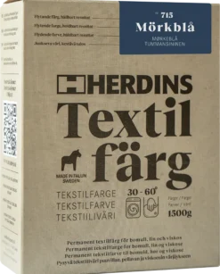 TEKSTILFARGE 715 MØRKEBLÅ 100ML-Herdins Clearance
