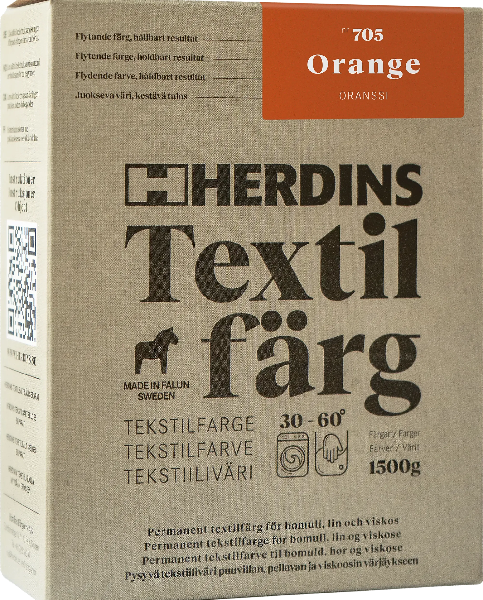 Tekstilfarge 705 100ml-Herdins