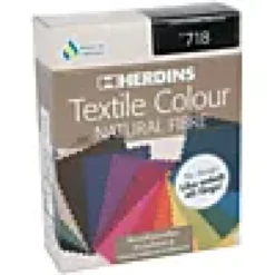 Tekstilfarge 718 svart 100ml-Herdins Discount