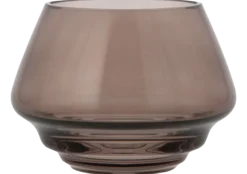 Telysholder Flow I Sotet Glass 10Cm-Holmegaard New
