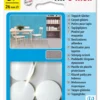 Teppeglider ø30mm hvit 8stk-Fix O Moll New