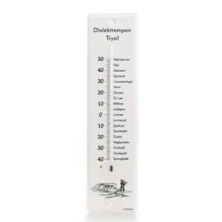 Termometer Dialekttempen 34X9cm- Clearance