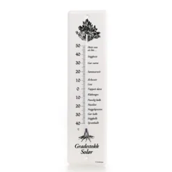 Termometer Dialekttempen 34X9cm- Clearance