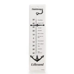 Termometer Dialekttempen 34X9cm- Clearance