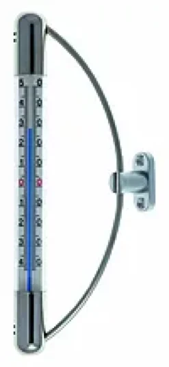 Termometer vindu rustfritt 22x8cm-Aanonsen Sale