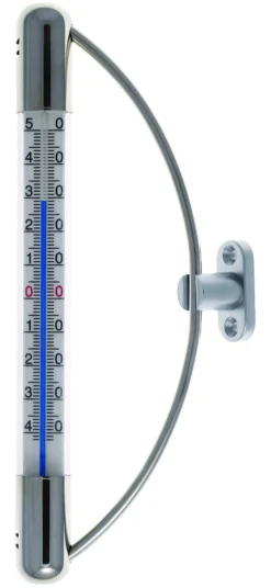 Termometer vindu rustfritt 22x8cm-Aanonsen Sale