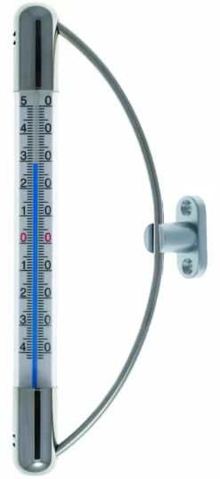 Termometer vindu rustfritt 22x8cm-Aanonsen Sale