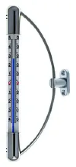 Termometer vindu rustfritt 22x8cm-Aanonsen Sale