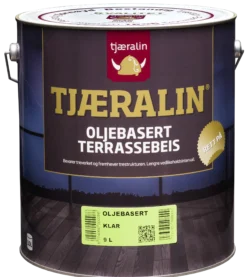 Terrassebeis 9l olje klar-Tjæralin