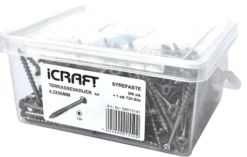Terrasseskruer A4 4,2x56mm 200stk-Icraft Best