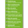 Tetningslist Dørbunnslist standard klar 1mx42cm-Fix O Moll Discount