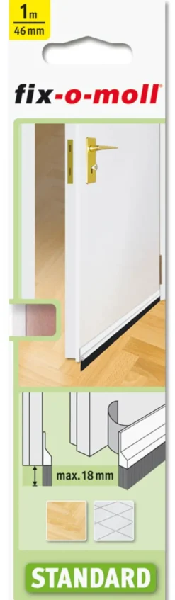 Tetningslist Dørbunnslist standard klar 1mx42cm-Fix O Moll Discount