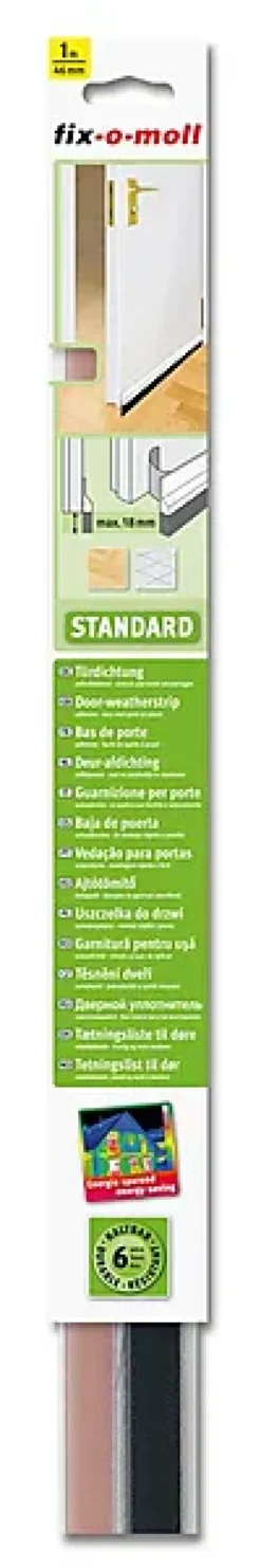 Tetningslist Dørbunnslist standard klar 1mx42cm-Fix O Moll Discount