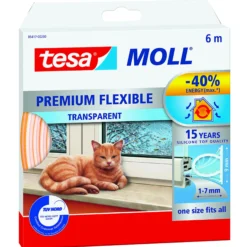 Tetningslist silikon 6m transparent-Tesa Best