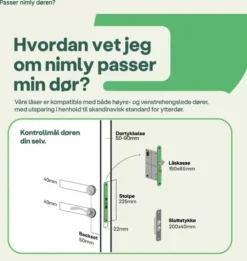 Touch Ultimate Dørlås-Nimly Best