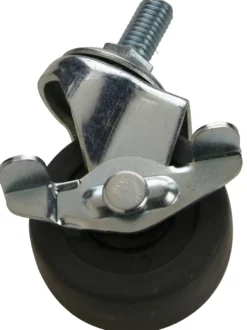 TRANSPORTHJUL Ø50MM M/BOLT OG BREMS-Pn Beslag Best