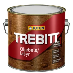 TREBITT OLJEBEIS RØD BASE 2.7L-Jotun Hot