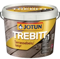 Trebitt Terrassebeis 9710 terrassegrå 3l-Jotun