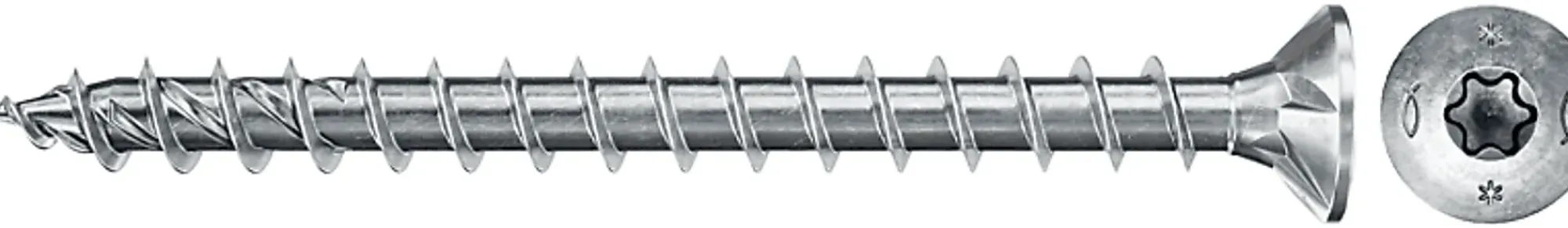 Treskrue Senkhode 4,0x60mm Elzink-Fischer Best