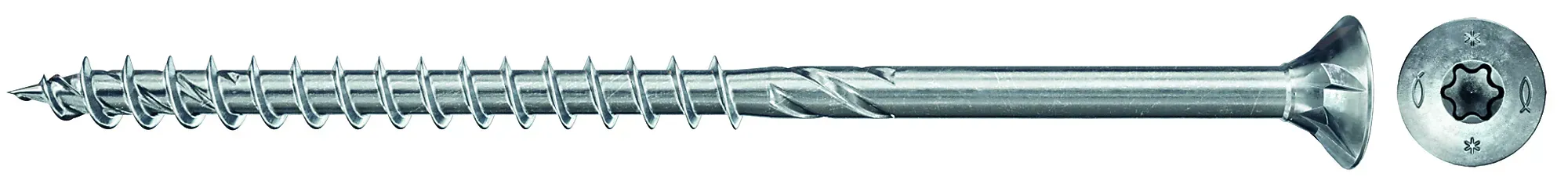 Treskrue Senkhode 4,0x60mm Elzink-Fischer Best