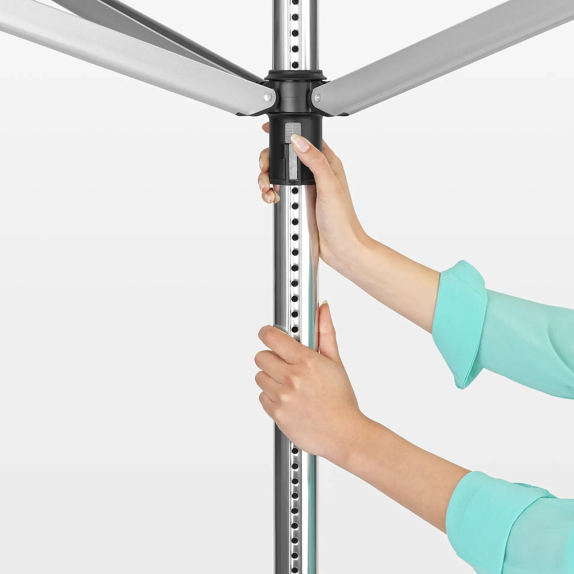Tørkestativ utendørs Lift-O-Matic metalljordspyd 50m-Brabantia Discount