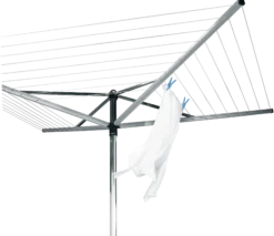 Tørkestativ utendørs Topspinner 50m med metalljordspyd-Brabantia Discount