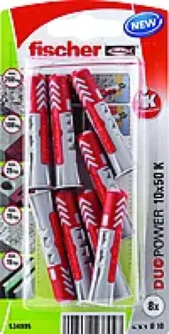 Universalplugg Duopower 10x50 BK 8stk-Fischer Discount