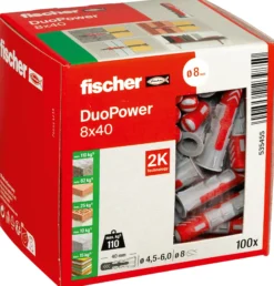 Universalplugg Duopower 8x40mm 100 Stk-Fischer Sale