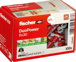 Universalplugg Duopower 6x30mm 100 Stk-Fischer Sale