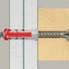 Universalplugg Duopower 6x30 RH BK 6stk med blank krok-Fischer