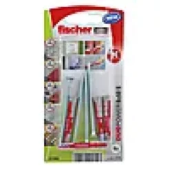 Universalplugg Duopower 6x50 S BK 4stk med skrue-Fischer Best