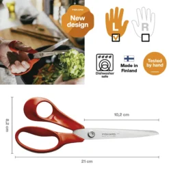 Universalsaks classic venstre 21cm-Fiskars Outlet