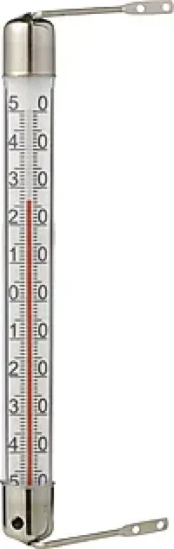 Utetermometer i Stål-Viking