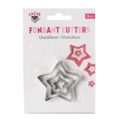 Utstikkere Stjerne 3stk-Cacas Outlet