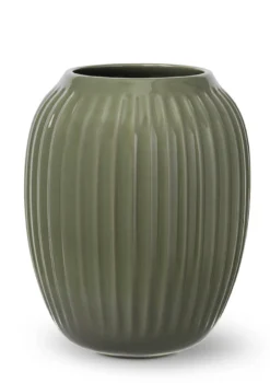 VASE H21 MØRK GRØNN-Kähler Best